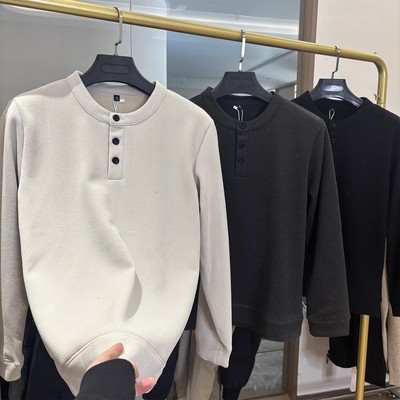 含羊毛时尚休闲百搭保暖长袖卫衣