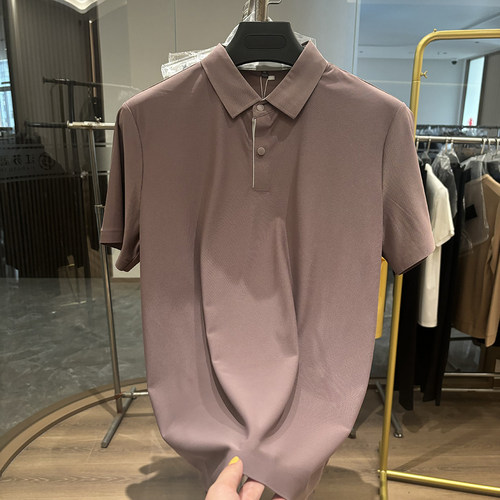 垂顺凉感男士商务休闲短袖POLO衫