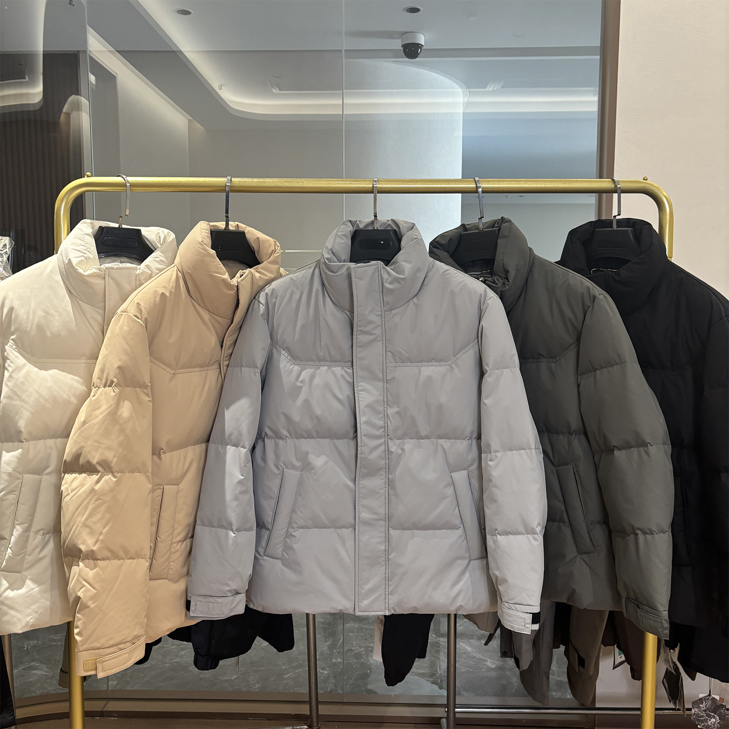 商场单时尚简约休闲面包服羽绒服