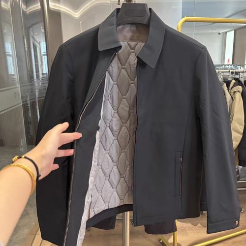 高奢厅局风商务休闲棉夹克外套