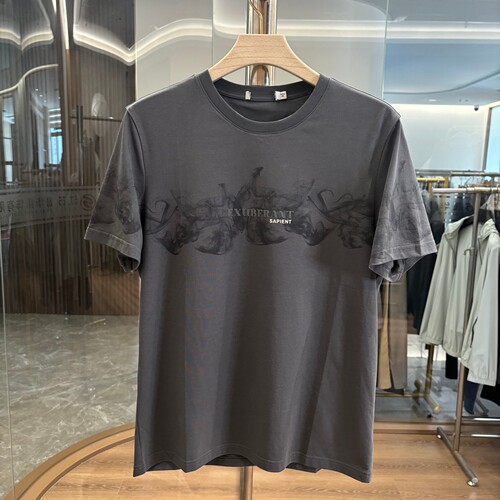 H家冰爽棉时尚休闲圆领短袖T恤