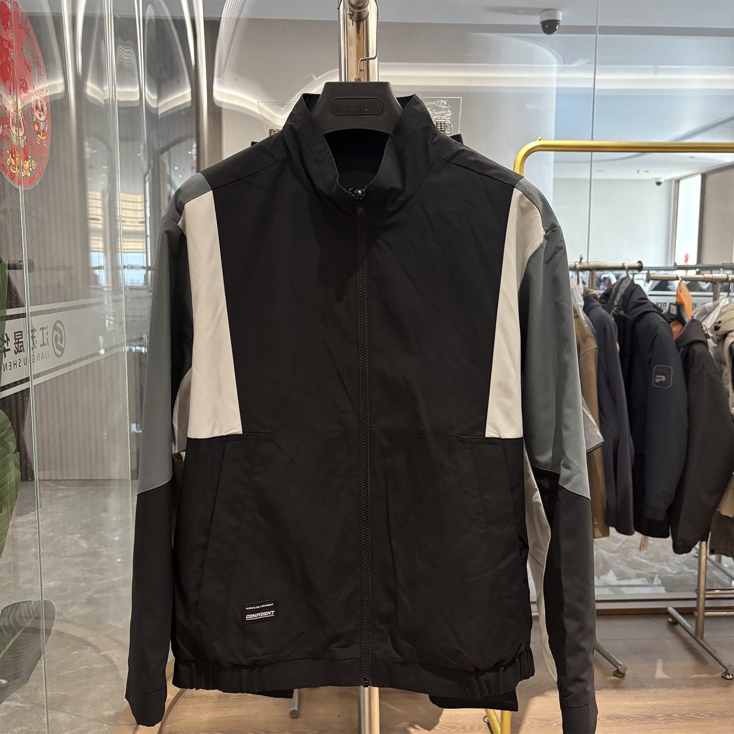 【H系】双面穿！时尚撞色！春季新款简约休闲百搭立领夹克外套男,男装,夹克,淘宝优惠券,粉丝福利购,淘宝优惠卷