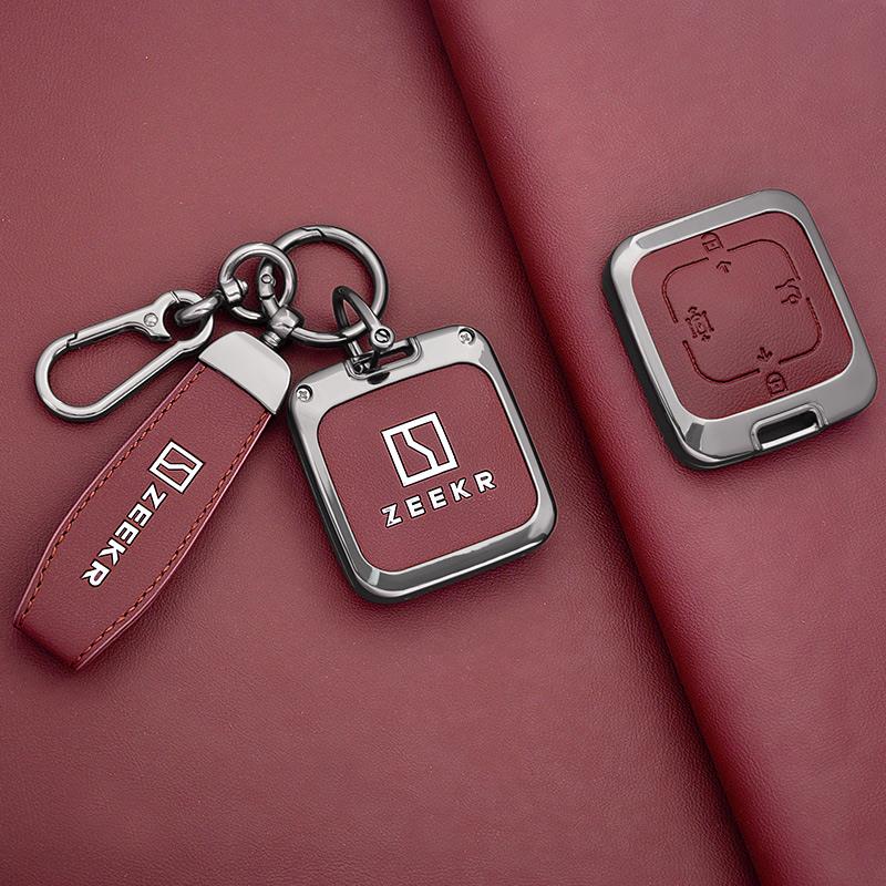 zeekr极氪007钥匙套001蓝牙009用品新x车配件2024款24壳扣包男7x