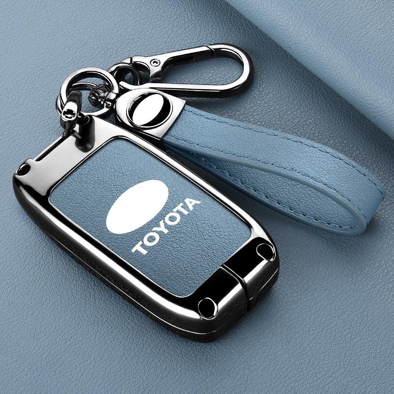 适用田丰老款凯美瑞钥匙套09/10/11款汉兰达普锐斯86锐志车包扣壳