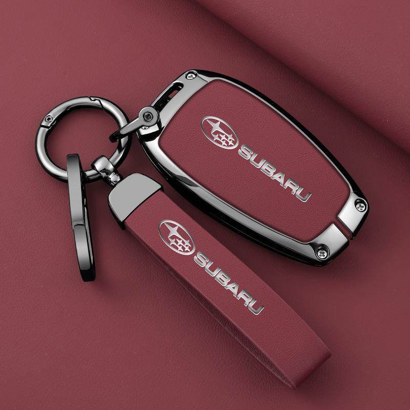 适用斯巴鲁森林人钥匙套傲虎xv力狮brz汽车扣男女高档全包保护壳