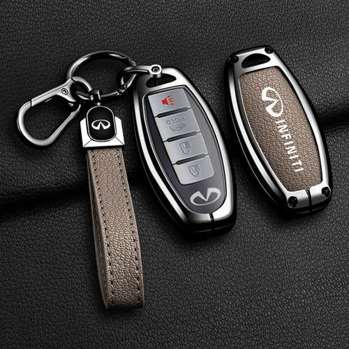 适用英菲尼迪QX50钥匙套Q50L高档Q70L/Q60/qx60/fx35钥匙个性改装