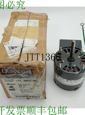 原装供应代顿 3M778E HVAC 电机，露天 - 超过 1/20 1550 RPM 115