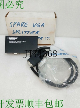 原装供应Black Box 2 Channels Vga To Cat5 分配器 延长器