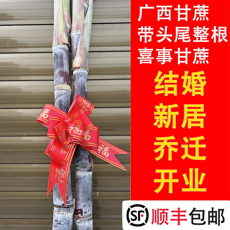 顺丰包邮乔迁新居结婚整根甘蔗