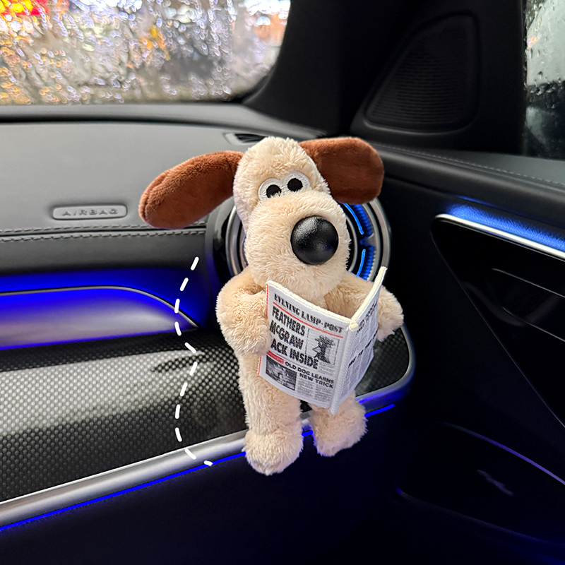 【捧爱心小狗】车载出风口装饰品