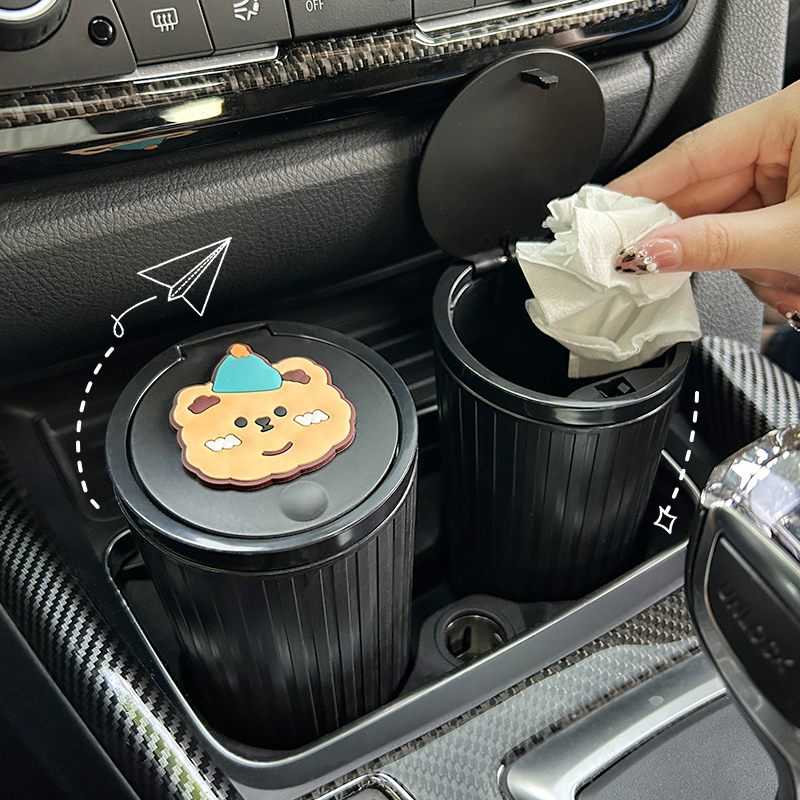 【随手丢！很方便】水杯槽垃圾桶