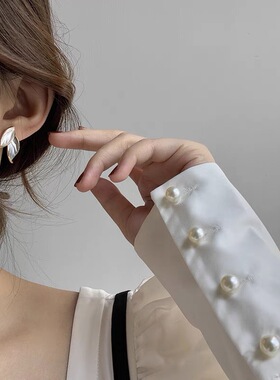 F「她非池物」耳环合集高级感蝴蝶爱心鱼尾小流苏女设计感耳钉