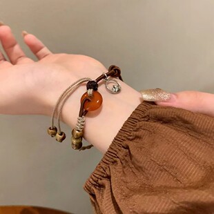闪钻西太后土星手链女简约小众设计