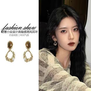 「她非池物」耳环合集高级感蝴蝶爱心鱼尾小流苏女小众设计感耳钉