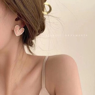 B「她非池物」耳环合集高级感蝴蝶爱心鱼尾小流苏小众设计感耳钉