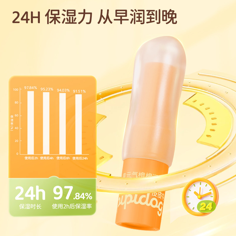 皮皮狗儿童润唇膏小女孩专用秋冬季保湿滋润宝宝婴幼儿学生孕妇男