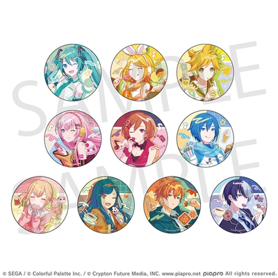 世界计划多彩舞台生日吧唧徽章