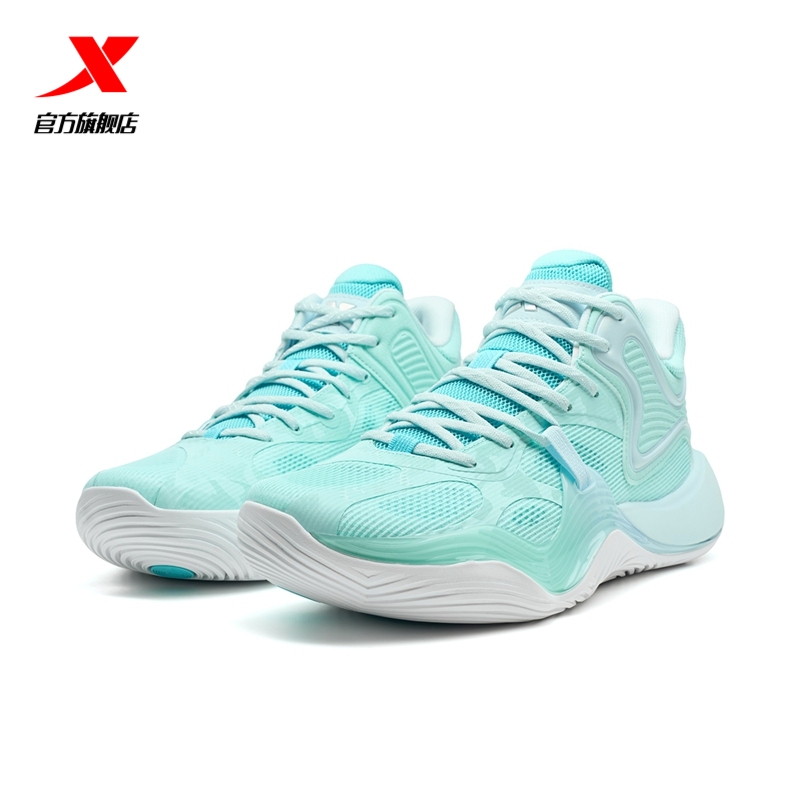 特步鏖战3TD-V2丨男鞋2025秋季新品实战篮球鞋防滑耐磨缓震运动鞋