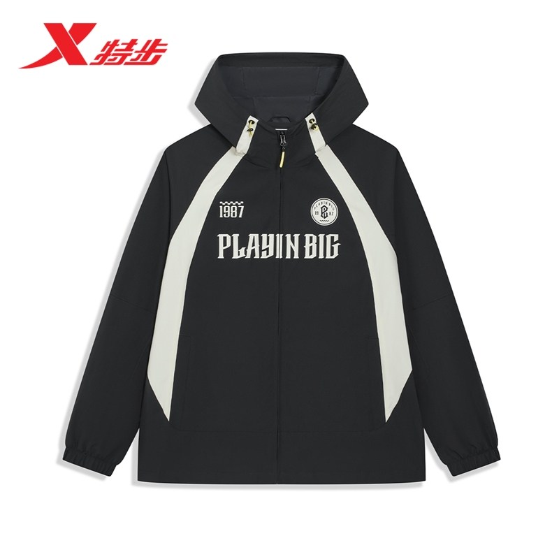 特步外套男2026年春季新款美式复古运动上衣篮球夹克974129150123,运动服/休闲服装,运动茄克/外套,淘宝优惠券,粉丝福利购,淘宝优惠卷