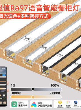 接入米家智能无极调光调色橱柜灯