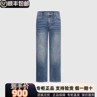382251042 专柜正品 比音勒芬男装 2025春夏新款 牛仔裤