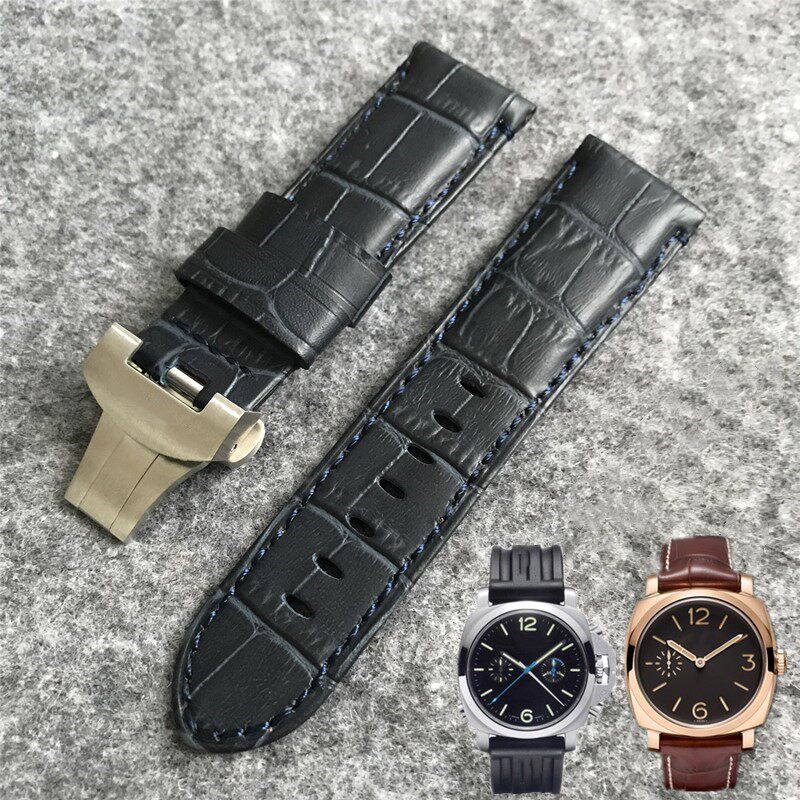 手表配件真皮表带男适用