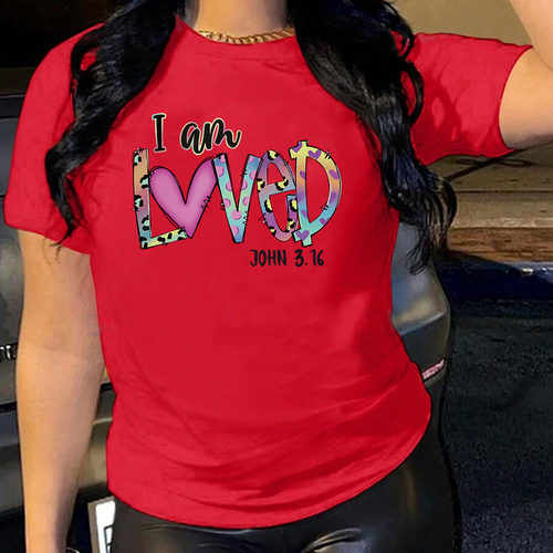 欧美女装薄款纯棉短袖T恤