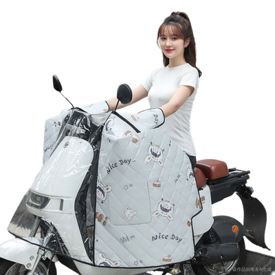 薄款挡风被夏季防水防晒罩电动车