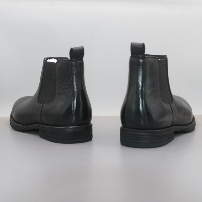 GOODYEAR COWHIDE SOLE LEAKAGE FOREIGN TRADE LEATHER MENS BOOTS BRITISH VINTAGE HEAVY INDUSTRY WASHED CHELSEA BOOTS MARTIN BOOTS