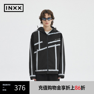 个性 潮牌春新品 INXX 撞色夹克外套情侣上衣XME1140237 Standby