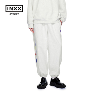潮新品 and blank秋季 TMD3231189 针织长裤 inxxstreet Black