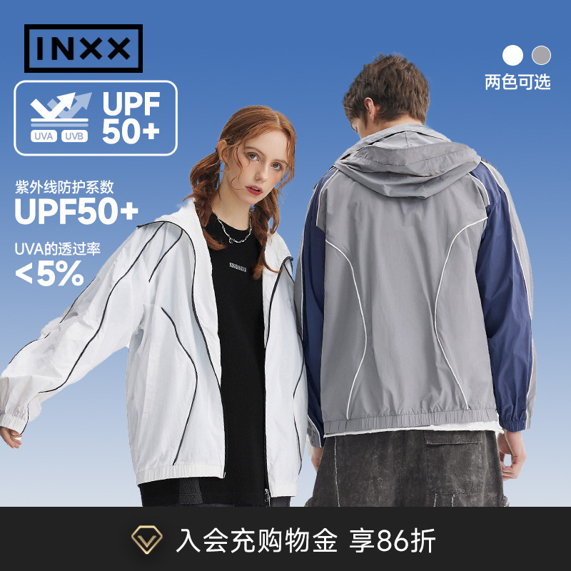 【INXX】APYD时尚潮牌夏新品赛车风防晒服外套男女同款APE2140629