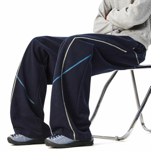 男士 弯刀卫裤 秋冬季 2025新款 运动阔腿宽松 INXX 休闲裤 STREET美式