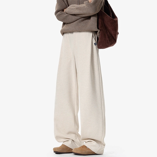 STREET人字纹直筒抽绳卫裤 宽松休闲长裤 2025新款 秋冬季 男士 INXX