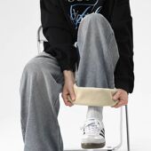 加绒潮牌宽松直筒阔腿裤 INXX 男士 冬季 STREET美式 复古水洗牛仔裤