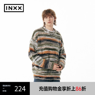 男女同款 复古圆领针织衫 INXX 毛衣XME3061392 Standby潮牌新品