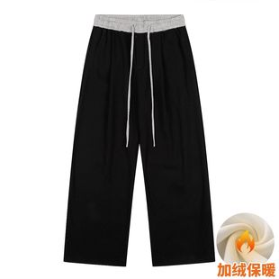 STREET秋冬新款 百搭宽松弯刀直筒长裤 垂感休闲裤 休闲裤 男士 INXX