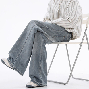 风潮秋季 宽松美式 新款 男款 INXX 痞帅休闲直筒裤 STREET弯刀牛仔裤