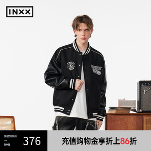 运动风字母图案休闲夹克外套XME4141430 INXX Standby 潮牌短款