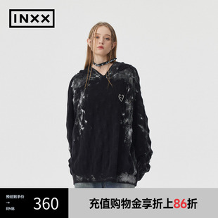男女同款 海胆感连帽针织衫 INXX 毛衣APE4060880 APYD潮牌新品