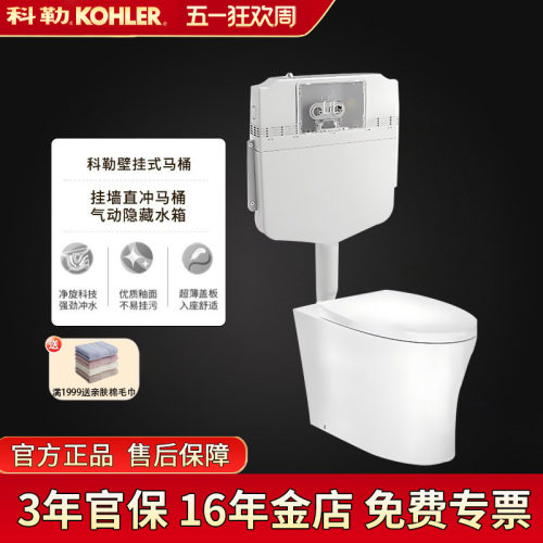 科勒马桶隐藏水箱墙排马桶