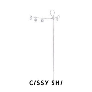 CISSY SHI X C plus series 镀18K金/白金 &chocker彩钻绳结腰链