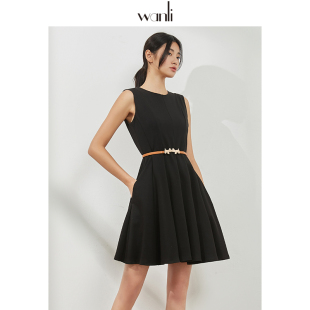 女士淑女多片式 万丽 休闲女装 时尚 大摆连衣裙A裙礼服 服饰