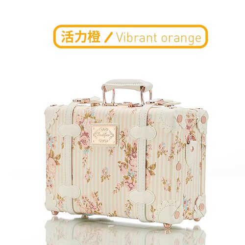 SF时尚复古可爱手提箱伴手礼化妆14寸16寸行李箱密码迷你小旅行箱