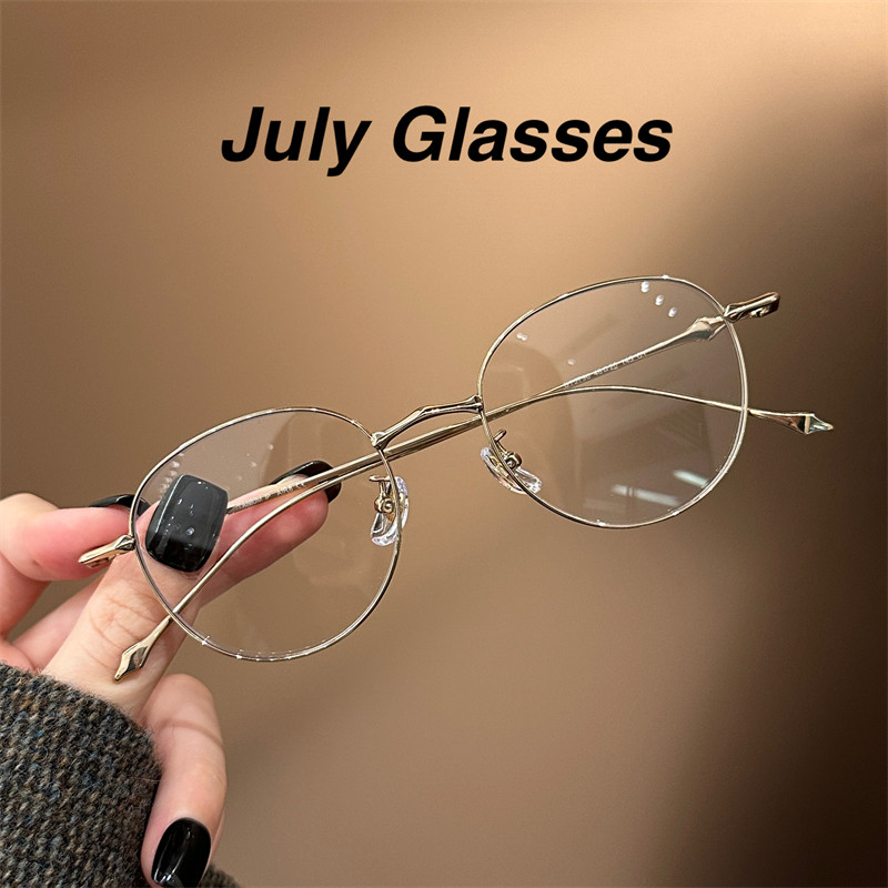 高级清冷浅金色钛架眼镜框女可配度数高级感小脸素颜可配镜眼镜架,ZIPPO/瑞士军刀/眼镜,定制成品光学镜,淘宝优惠券,粉丝福利购,淘宝优惠卷