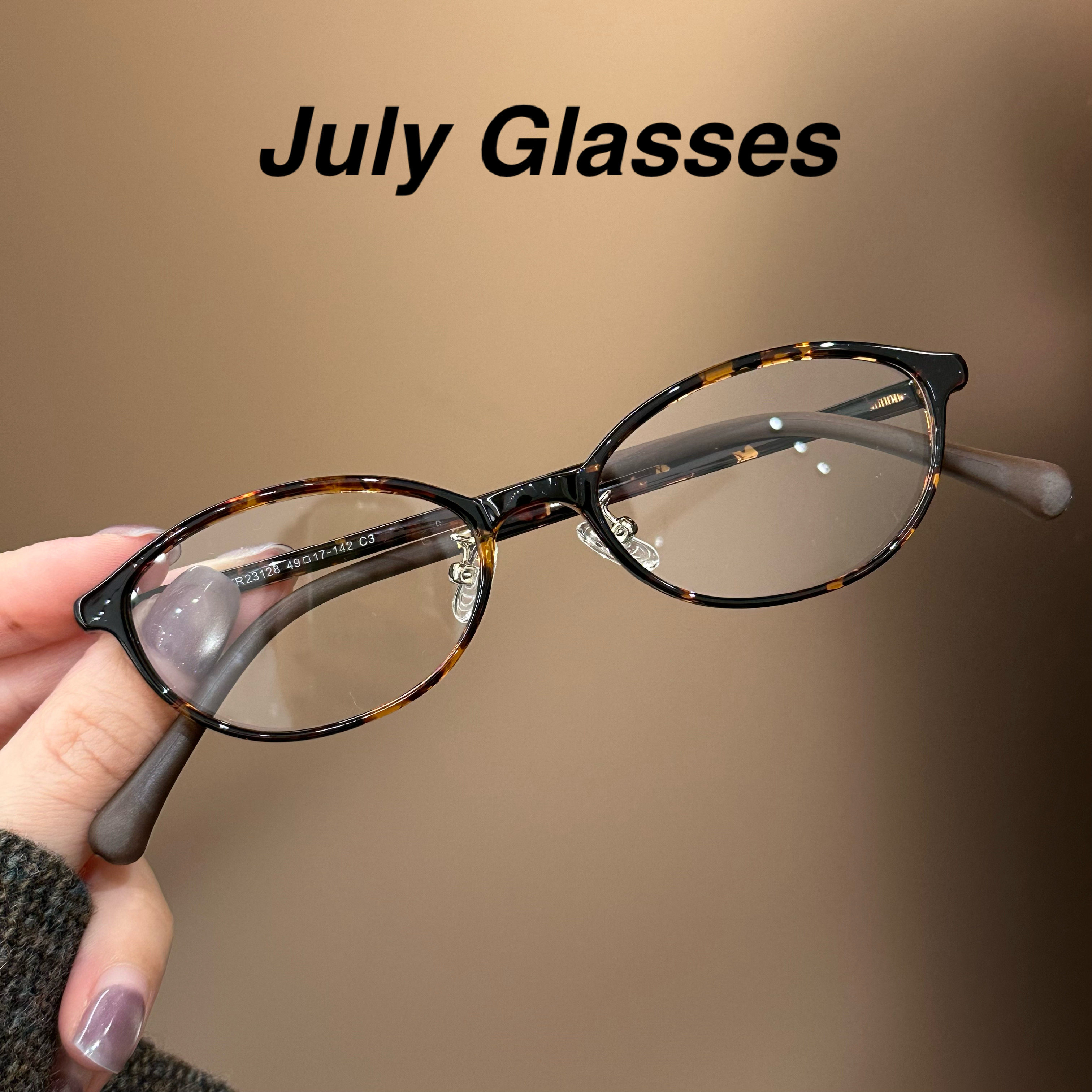 超轻8克焦糖玳瑁小框近视眼镜女度数可配复古素颜防蓝光眼睛框韩