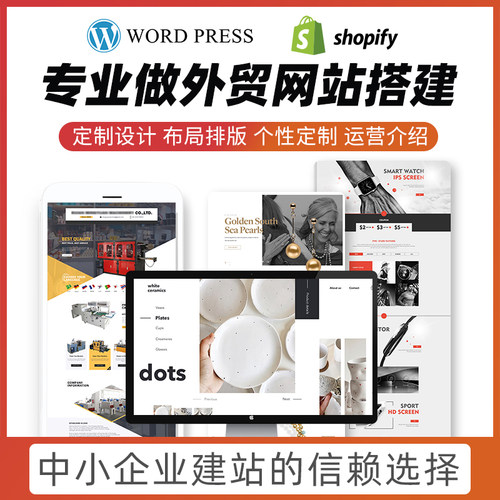 跨境电商独立站建站seo优化wordpress二次开发elementor定制网站