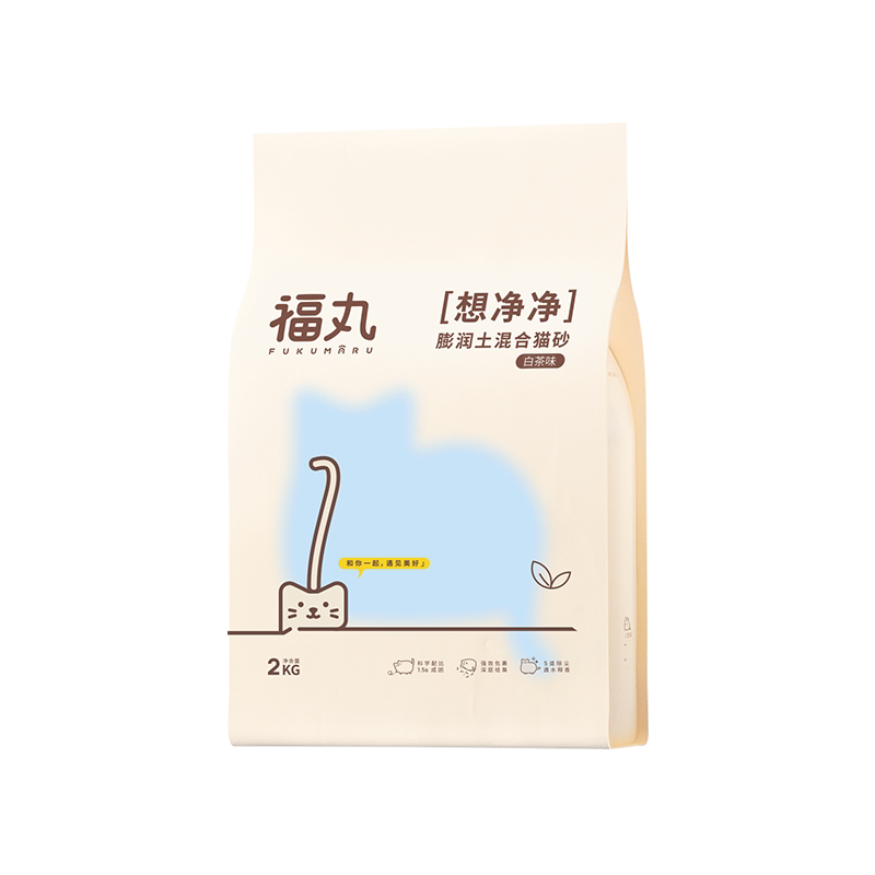 【淘宝秒杀】福丸爆款自然空气福猫砂