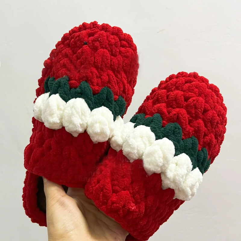 郁金香棉拖鞋diy材料包