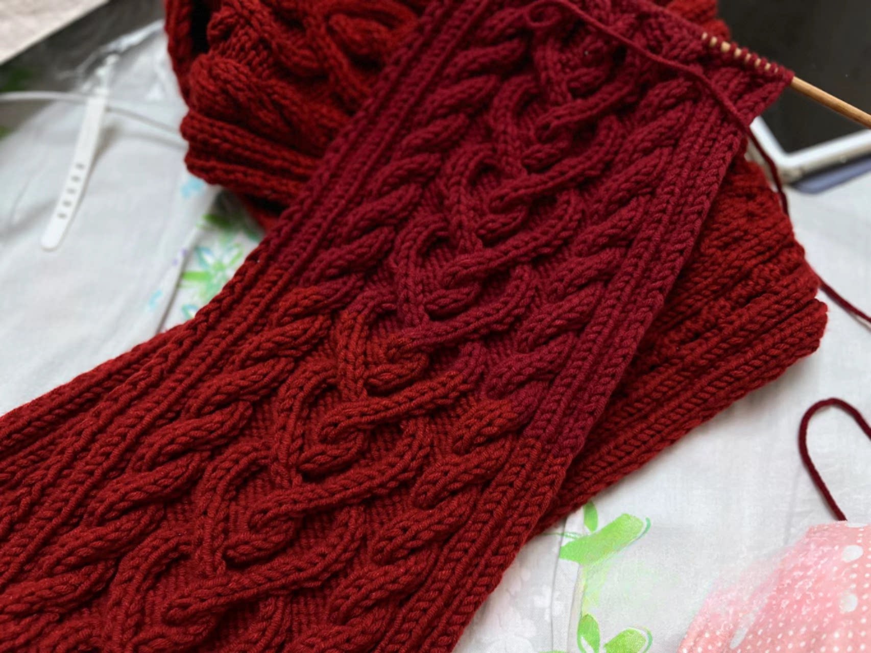 手工编织围巾diy材料包自制8股情人棉爱心麻花扣保暖围脖送男女友